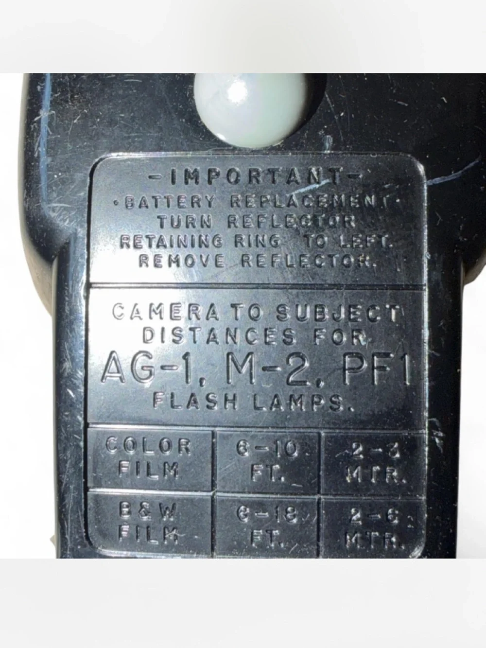 Imperial Delta 1960s Black 4x4 Camera with #127 Silver Flash Reflector